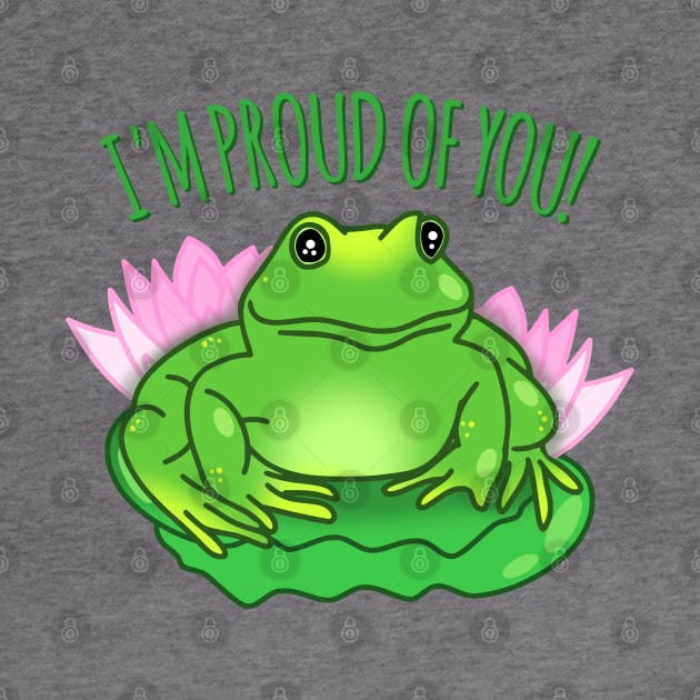 motivational frog is proud of you by FandomizedRose